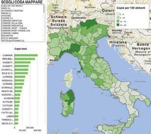 Mappa della diffusione della brucellosi in Italia per regione
