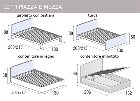Misure per letto sotto il ponte