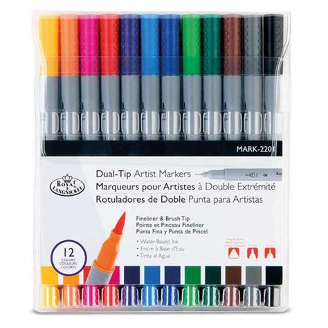 Set di pennarelli colorati e colla stick