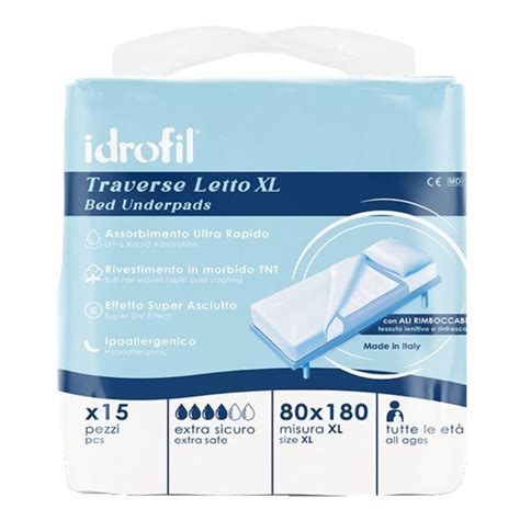 Traversa letto 60x90 cm per protezione localizzata