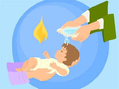 Bambino vestito per il battesimo