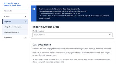 Documenti e domanda bonus