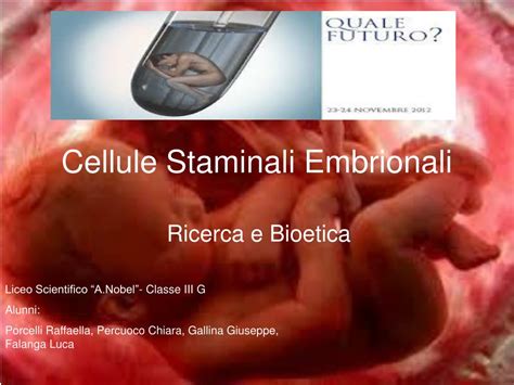 Discussione etica sulla ricerca con cellule staminali embrionali