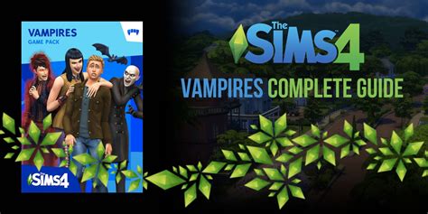 The Sims 4 Vampiri logo e artwork