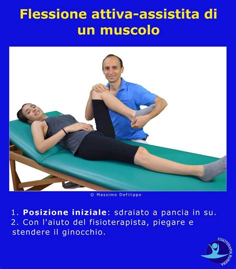 Esercizi di fisioterapia assistita