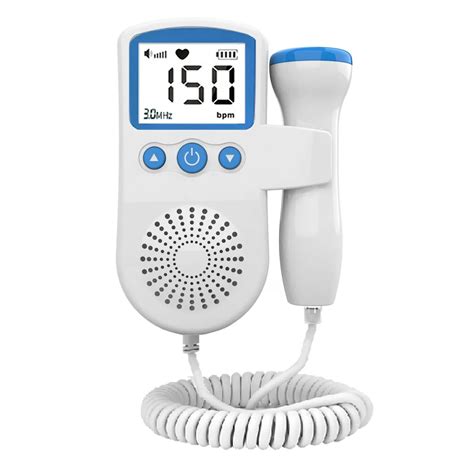 Schermata dell'app Baby Doppler con battito cardiaco registrato