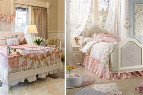 Esempio di cameretta arredata in stile shabby chic leggero con mobili bianchi e colori pastello