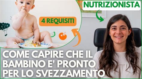 Bambino pronto per lo svezzamento
