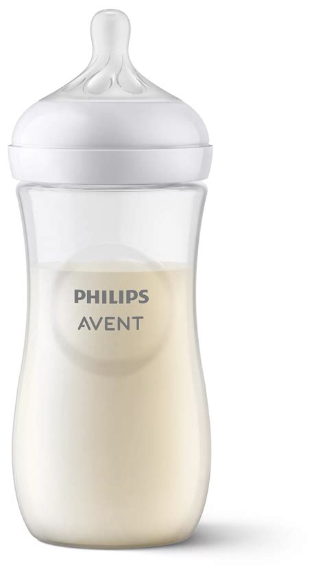 Bambino che beve da un biberon Philips Avent Natural