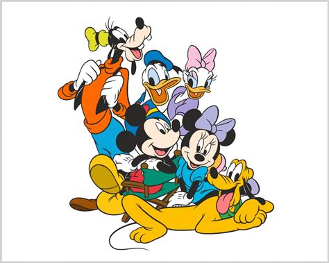 rappresentazione grafica di Topolino e i suoi amici nell'universo Disney