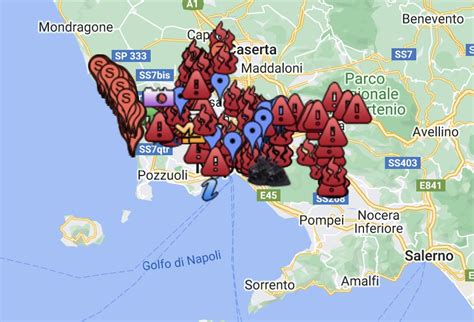 Mappa Terra dei Fuochi