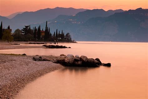 Panorama di Lazise e il Lago di Garda