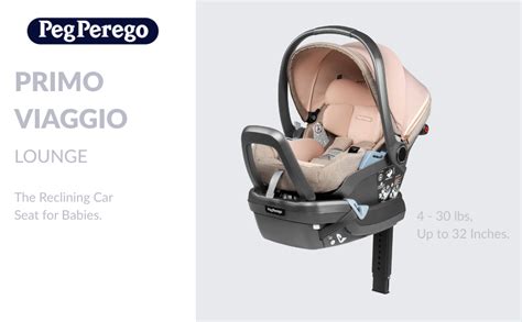 vista esplosa del seggiolino Peg Perego Primo Viaggio Lounge con indicazione delle componenti principali