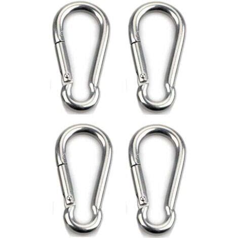 Tipi di ganci per altalena (moschettone, a U, a bullone)