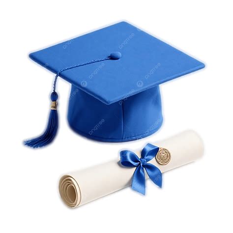 Graduation cap and diploma, symbolizing academic achievement