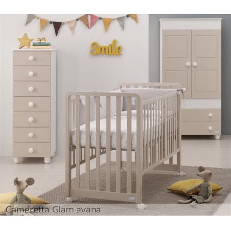 Schema delle 8 configurazioni della Culla Glam Azzurra Design