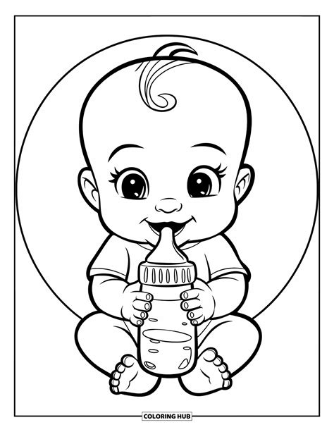 Bambino di 2 mesi che si alimenta con biberon Avent