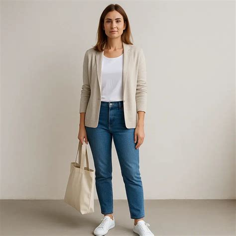 Esempio di abbigliamento premaman business casual
