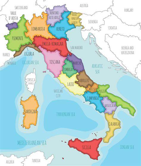 Mappe delle regioni italiane con focus sui casi di cronaca legati alla mortalità materna