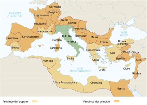 Mappa delle province romane in Asia Minore