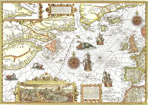 Antiche mappe medievali e castelli