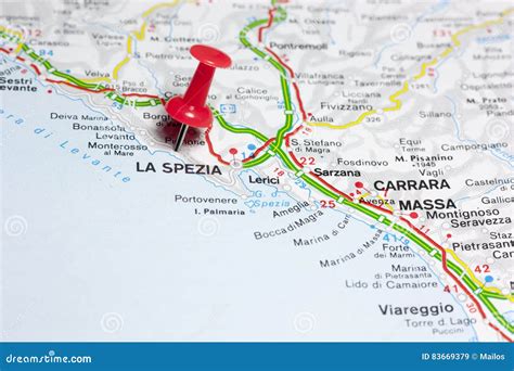 Mappa La Spezia con posizione del Laboratorio Muricchio