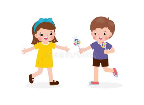 Bambini che condividono un giocattolo