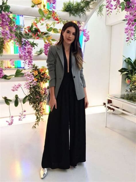 Jumpsuit con blazer a contrasto