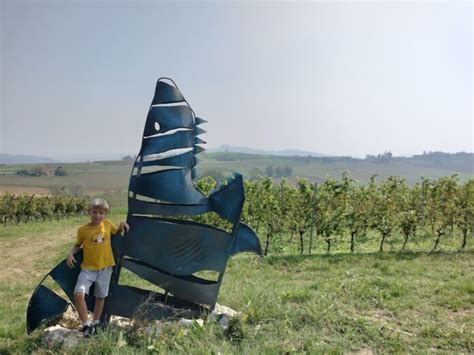 Opera scultorea del progetto TerrEmerse nel Monferrato