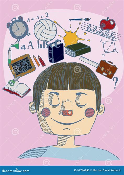 Illustrazione di un bambino che esplora un ambiente educativo ricco di materiali