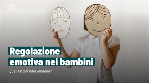 Infografica sulla regolazione emotiva nei bambini
