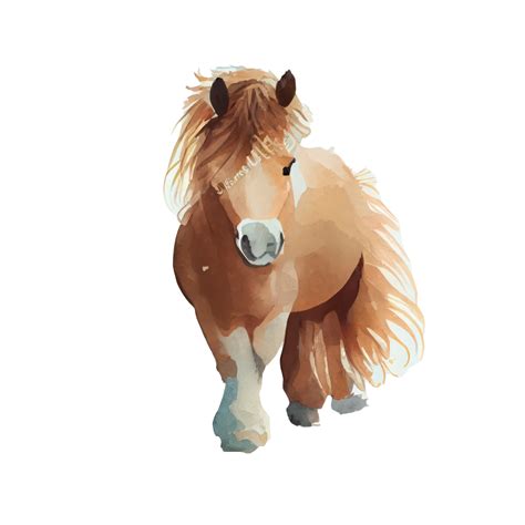 Pony stilizzato come giocattolo e logo aziendale