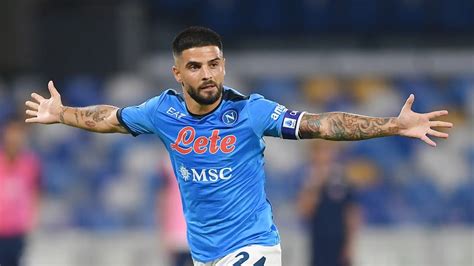 Lorenzo Insigne con la maglia del Napoli