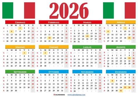 Calendario con giorni segnati