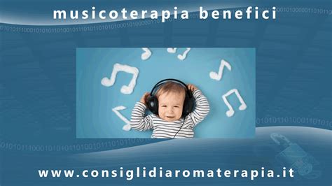 Grafico sui benefici della musicoterapia