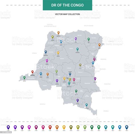 Mappa del Congo con indicatori di salute materna