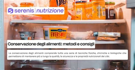 Infografica sulla corretta conservazione degli alimenti per lattanti