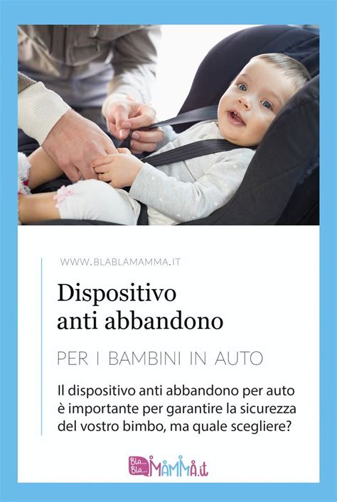 Dispositivo anti-abbandono per bambini