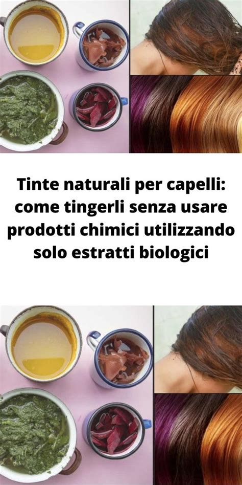 Varietà di tinte naturali per capelli