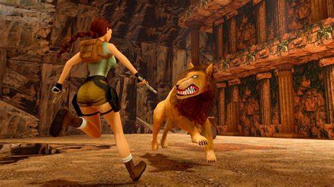 Lara Croft che si confronta con i Guardiani-Ombra