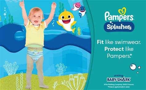 Schema che illustra l'elastico in vita su tutto il perimetro dei Pampers Splashers