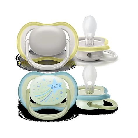 Ciuccio Philips Avent Ultra Soft Night che si illumina al buio