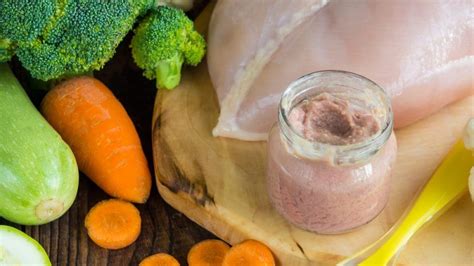 infografica sulle porzioni proteiche e vegetali durante lo svezzamento
