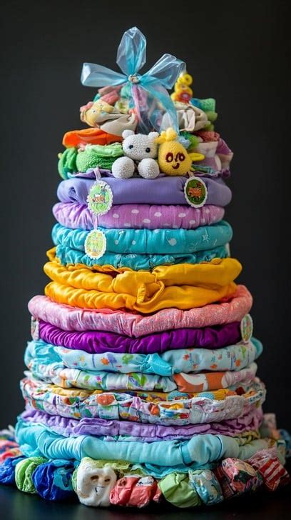 confezione di pannolini per bambini impilati in una cameretta