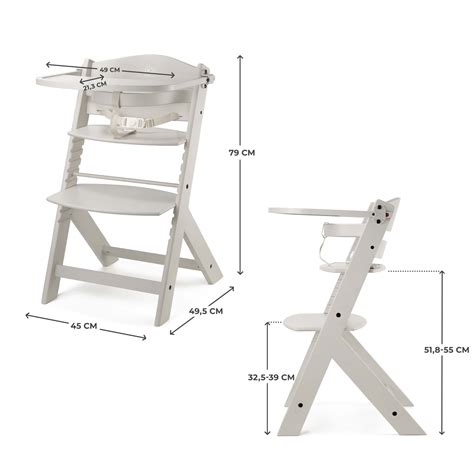 Dettaglio delle regolazioni del seggiolone Baby Party