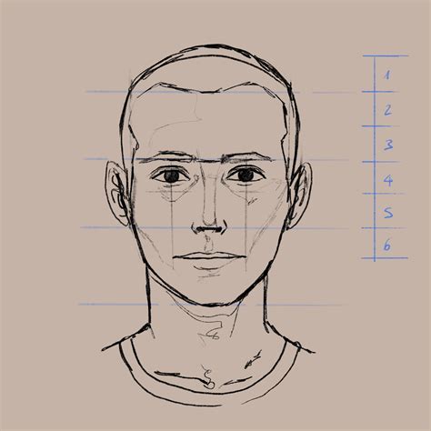disegno passo dopo passo del viso di Tommy fino alla mandibola
