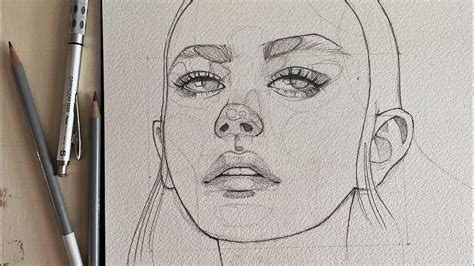 disegno completo del viso del personaggio