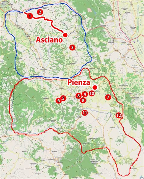 Mappa dei consultori e punti nascita in Toscana