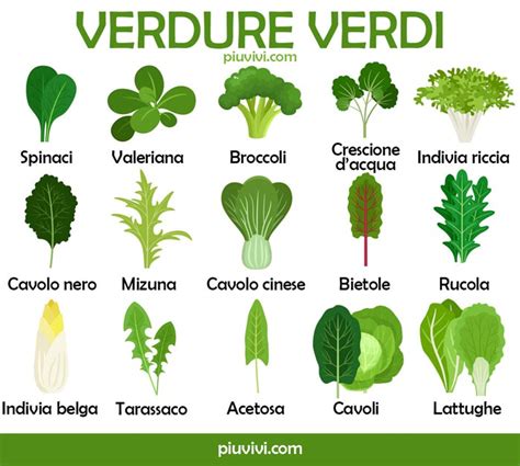 Verdure a foglia verde