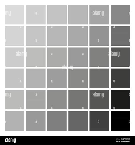 Tavolozza di colori grigi